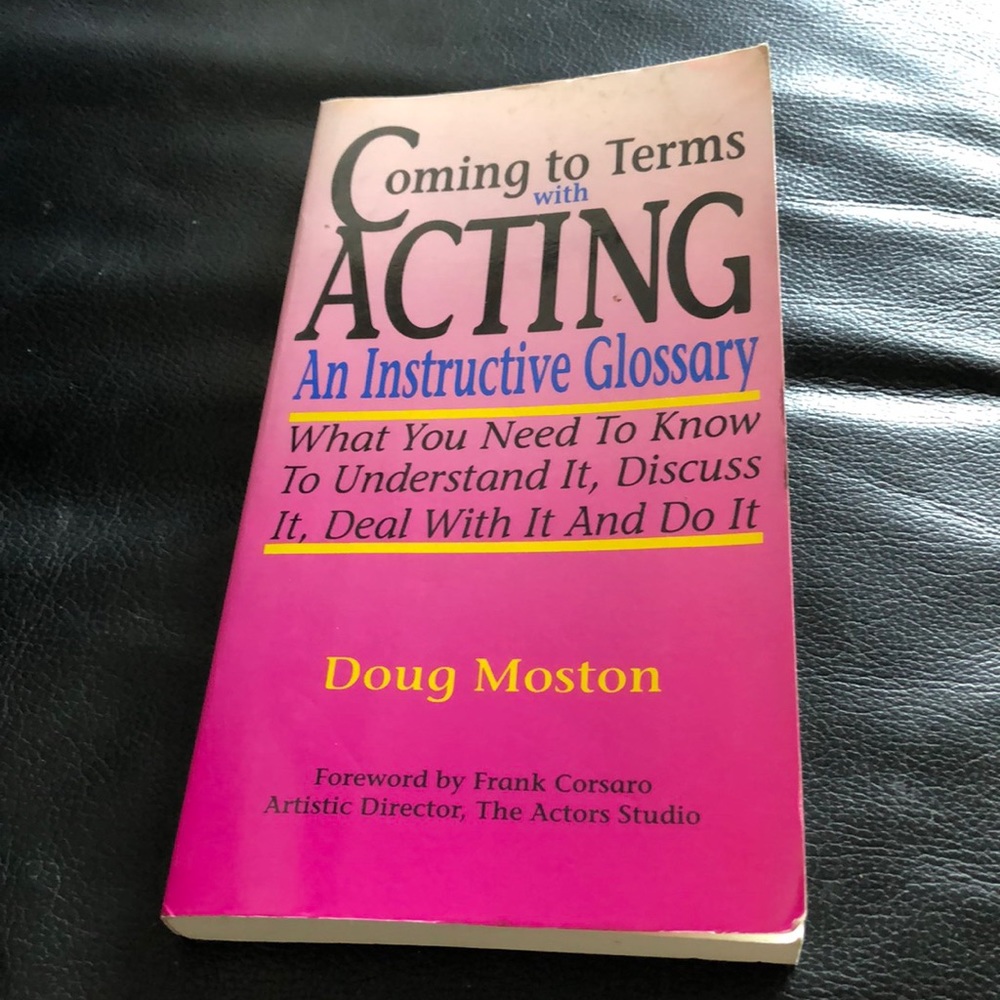 Book about Acting.
